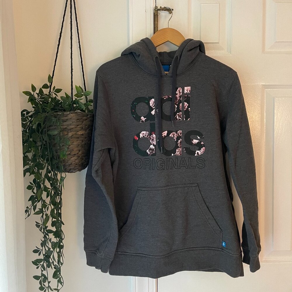ADIDAS Floral Design Hoodie | Size M